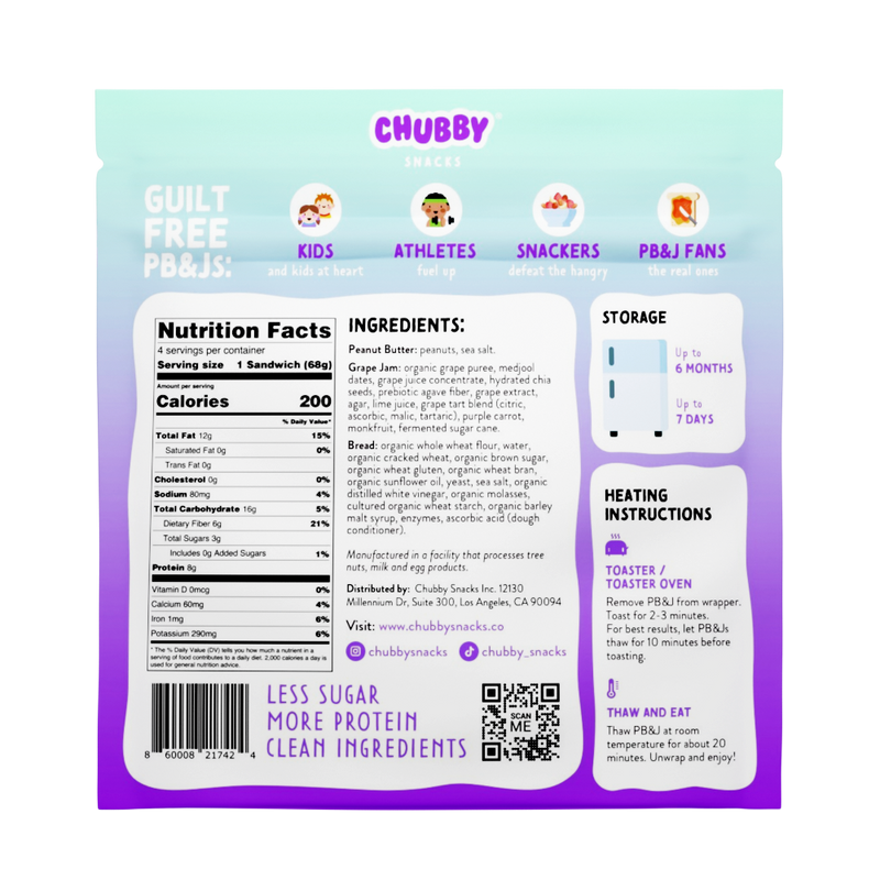 Peanut Butter & Grape Jam - Retail Pack