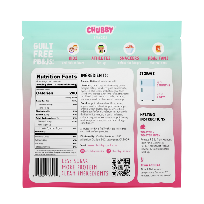 Peanut Butter & Strawberry Jam - Retail Pack